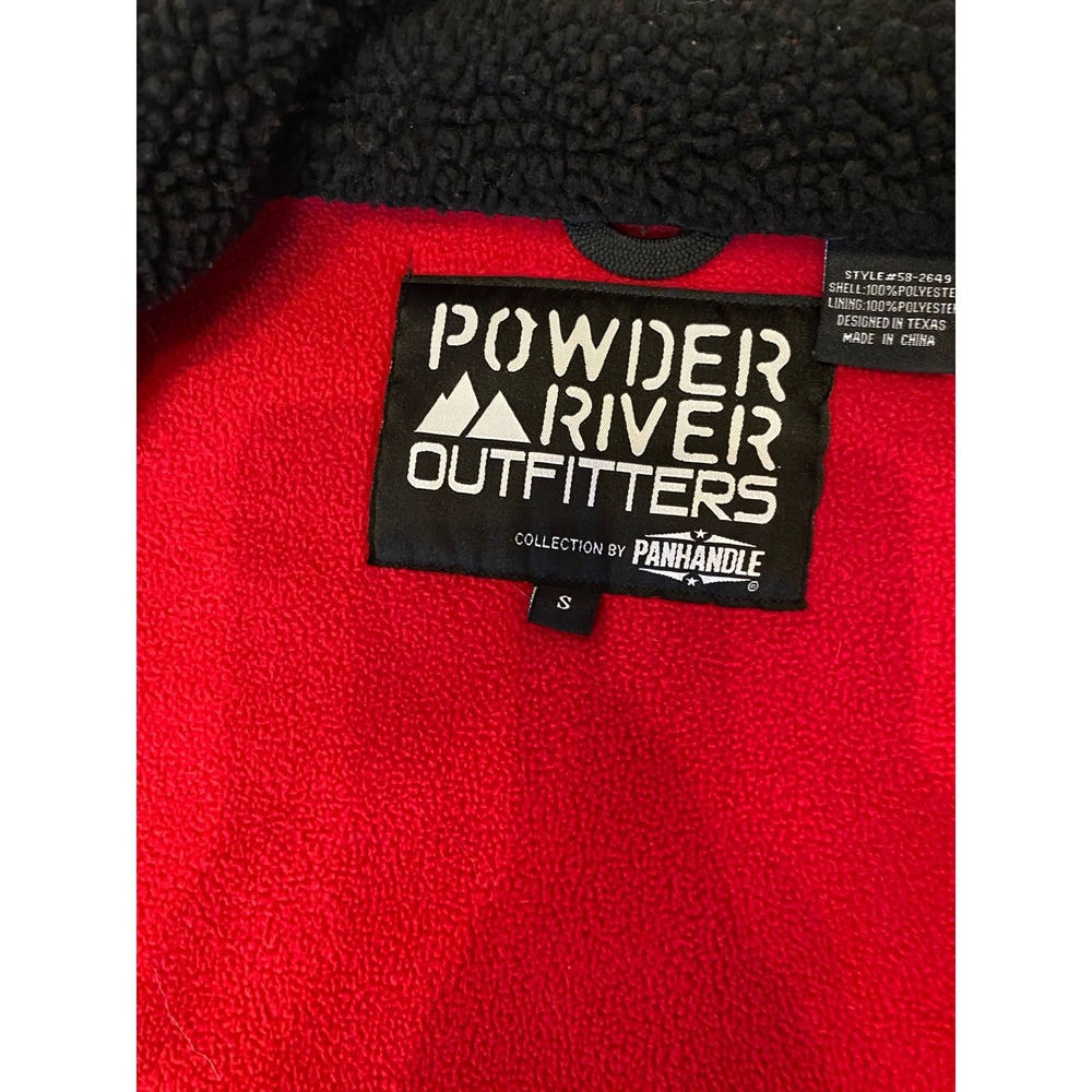 Powder River Outfitters Aztec Fleece Vest Southwestern Sherpa Pockets |P1 - Picture 6 of 6